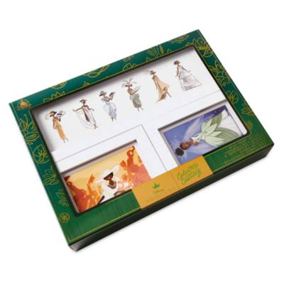 Set ilustraciones minis Tiana, Tiana y el Sapo, Color Me Courtney, Disney Parks