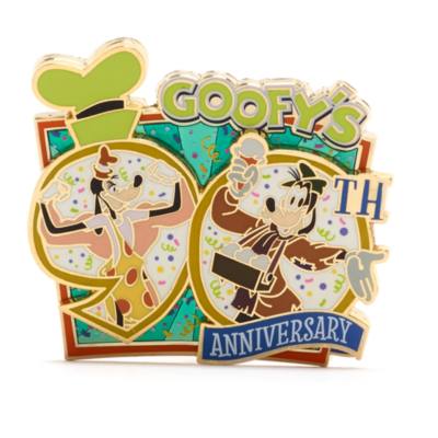 Disney Store Goofy 90th Anniversary Pin, 2 of 3