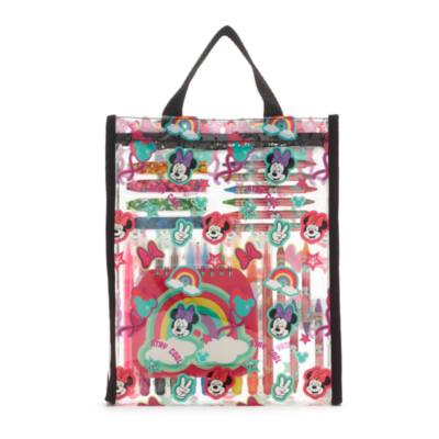 Disney Store Minnie Mouse Zip-Up Stationery Kit