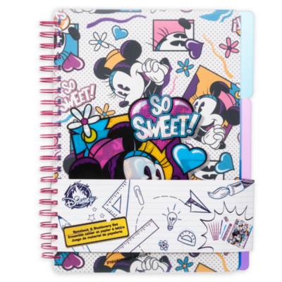 Disney Store - Minnie Maus - Schreibset mit Notizbuch