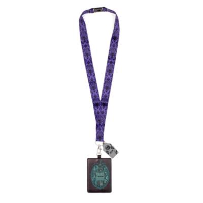 Disney Store Haunted Mansion Lanyard and Keyring