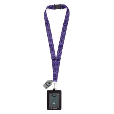 Disney Store Haunted Mansion Lanyard and Keyring