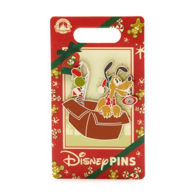 Disney Store Pluto Vintage Christmas Pin