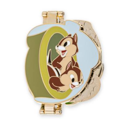 Pin bisagra edición limitada Chip y Chop, 80.º aniversario, Disney Store