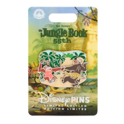 Disney Store Baloo and King Louie 55th Anniversary Limited Edition Pin, The Jungle Book