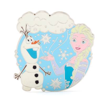 Disney Store - Die Eisk&ouml;nigin - Elsa und Olaf - Anstecknadel