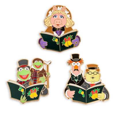 Set pins misteriosos 30.&ordm; aniversario Los Muppets en Cuento de Navidad, Disney Store
