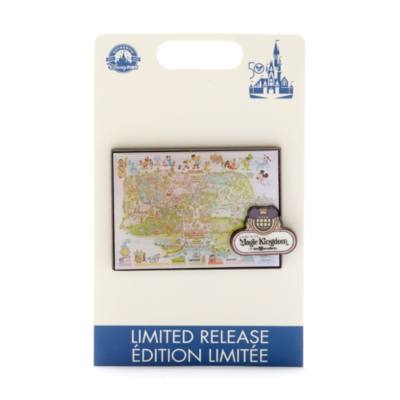 Walt Disney World 50th Anniversary Vault Map Limited Release Pin