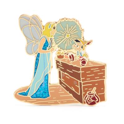 Disney Store Pinocchio and Blue Fairy Pin