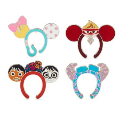 Disney Store Pixar Mickey Mouse Ears Headband Pin Set, 1 of 2