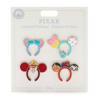 Disney Store Pixar Mickey Mouse Ears Headband Pin Set, 1 of 2