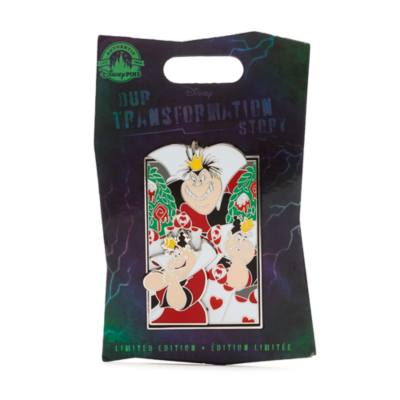 Disney Store - Alice im Wunderland - Herzk&ouml;nigin - Our Transformation Story - Anstecknadel in limitierter Edition