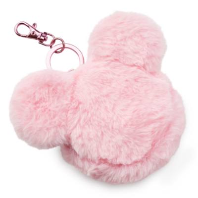 Disney Parks Mickey Mouse Piglet Pink Fluffy Earbuds Case