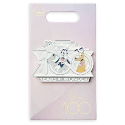 Pin's Dingo et Pluto en &eacute;dition limit&eacute;e Disney100 Celebration