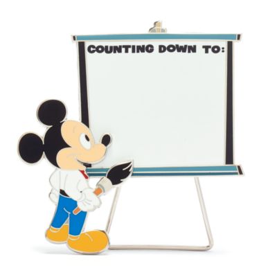 Image of Micky Maus - Disney100 Eras Kollektion - Jumbo-Anstecknadel mit Countdown