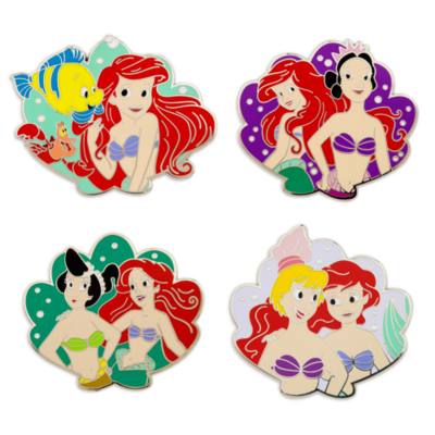 Set pins misterioso La Sirenita, Disney Store