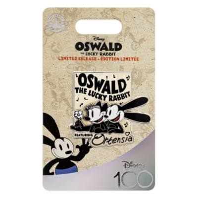 Oswald the Lucky Rabbit and Ortensia Disney100 Limited Release Pin