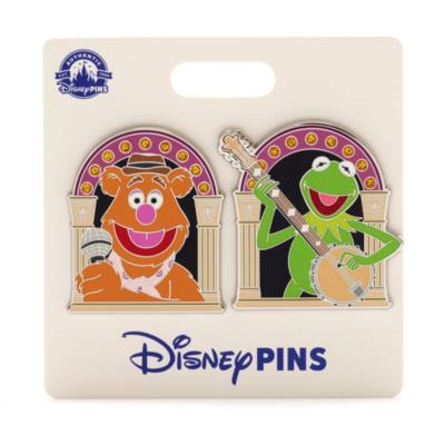 Disney Store Fozzie Bear and Kermit Pin Set, The Muppets