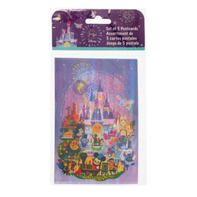 Cartoline Joey Chou Parchi Disney, set di 5