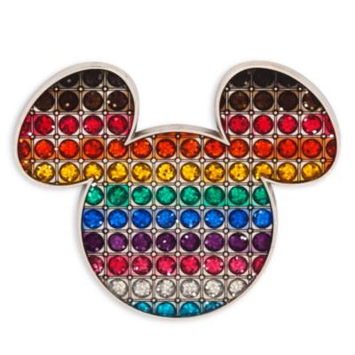 Disney Store Mickey Mouse Icon Embellished Disney Pride Pin