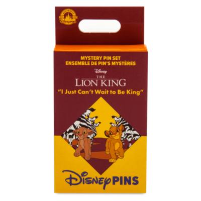 Disney Store The Lion King ''I Just Can't Wait to be King'' Mystery Pin Set
