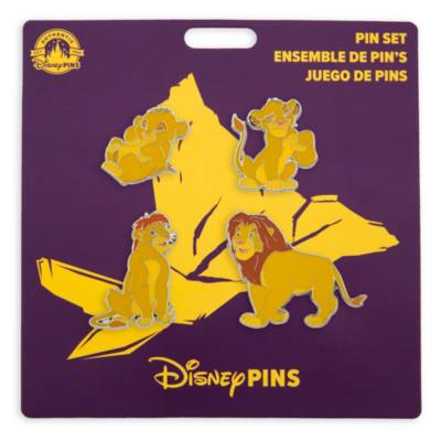 Disney Store - Der K&ouml;nig der L&ouml;wen - Simba - Anstecknadelset