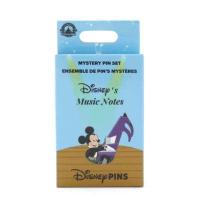 Disney Store Music Note Mystery Pin Set