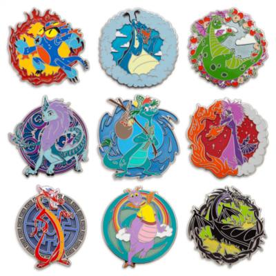 Disney Store Disney Daring Dragons Limited Release Mystery Pin Set