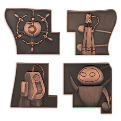 Disney Store WALL-E 15th Anniversary Limited Release Mystery Pin Set