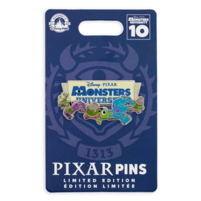 Disney Store Monsters University 10th Anniversary Limited Edition Pin