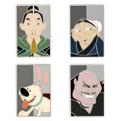 Disney Store Ensemble de pin's myst&egrave;re Mulan 25e&nbsp;anniversaire en &eacute;dition limit&eacute;e