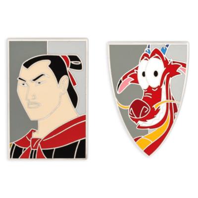 Disney Store Ensemble de pin's myst&egrave;re Mulan 25e&nbsp;anniversaire en &eacute;dition limit&eacute;e