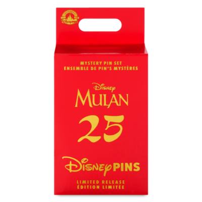 Disney Store Ensemble de pin's myst&egrave;re Mulan 25e&nbsp;anniversaire en &eacute;dition limit&eacute;e