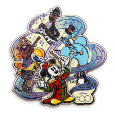 Image of Micky Maus, Dschinni und Freunde - Disney100 Special Moments - Anstecknadel in limitierter Edition