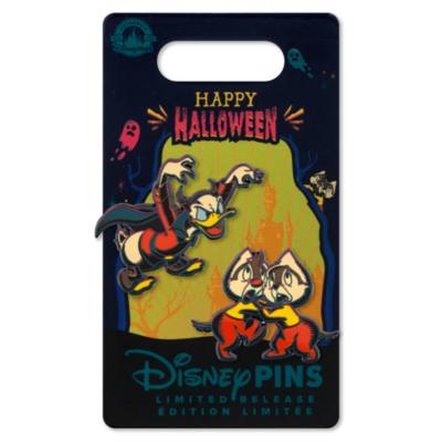 Donald Duck and Chip n' Dale Halloween Pin Set