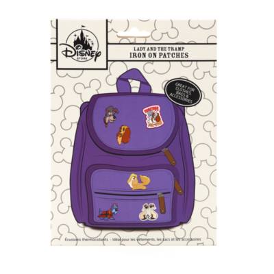 Disney Store Lady and the Tramp Iron-On Patches