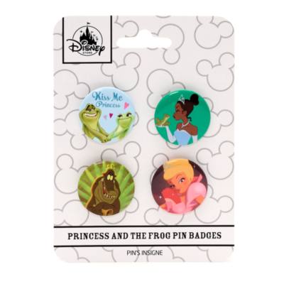 Disney Store Princess and the Frog Pin Badges