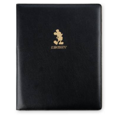 Disney Store Mickey Mouse Gold Collection Deluxe Padfolio shopDisney