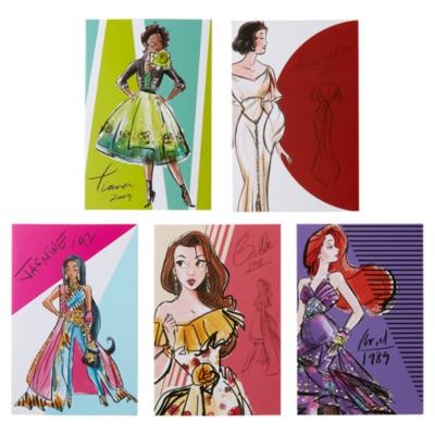 Disney Store Disney Designer Collection Notecard Set