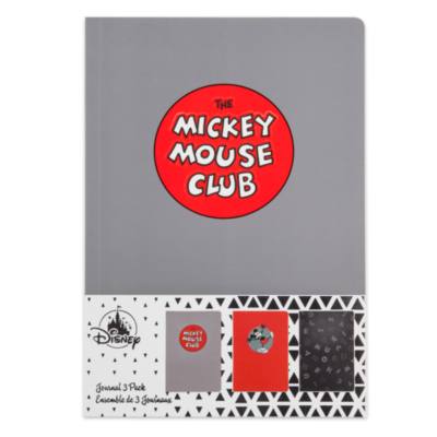 Disney Store Mickey Mouse Notebooks, Set of 3