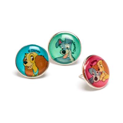 Disney Store Lady and the Tramp Push Pins