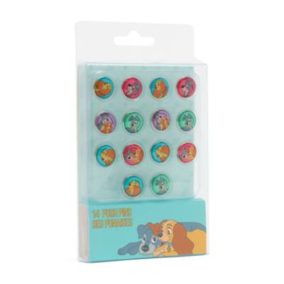 Disney Store Lady and the Tramp Push Pins