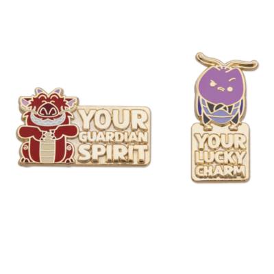 Disney Store Mushu and Cri-Kee Pin Set, Mulan