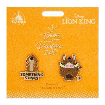 Set pines Tim&oacute;n y Pumba, El Rey Le&oacute;n, Disney Store