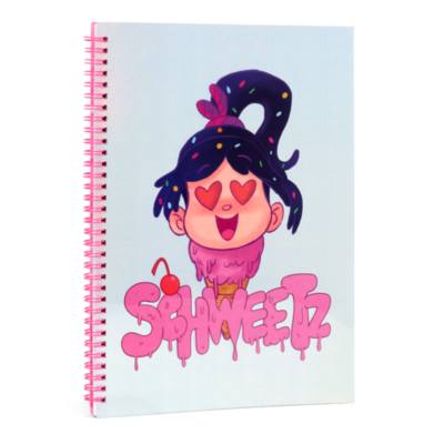 Disney Store - Ralph Reichts&nbsp;2 - Vanellope -- A4-Notizbuch