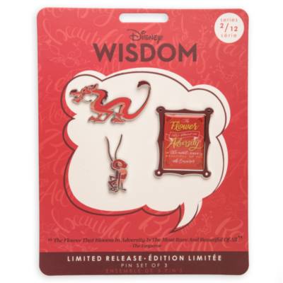Disney Store - Disney Wisdom - Mulan - Anstecknadelset, 2 von 12