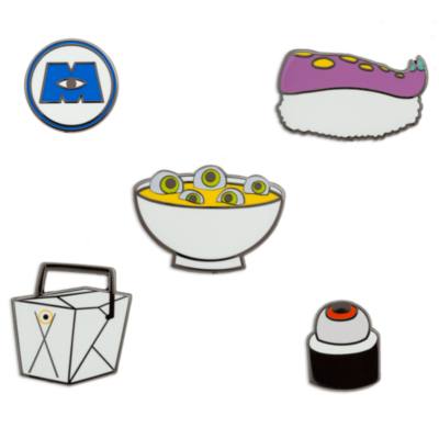 Disney Store Monsters Inc. Pins, Set of 5