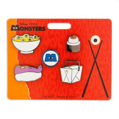 Disney Store Monsters Inc. Pins, Set of 5
