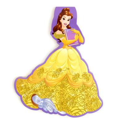 Disney Store Belle Shaped Notebook