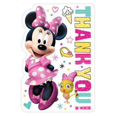 Disney Store Minnie Mouse 8x Thank You Cards